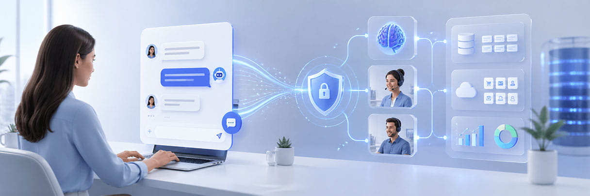 Secure AI Support Automation for Customer Service