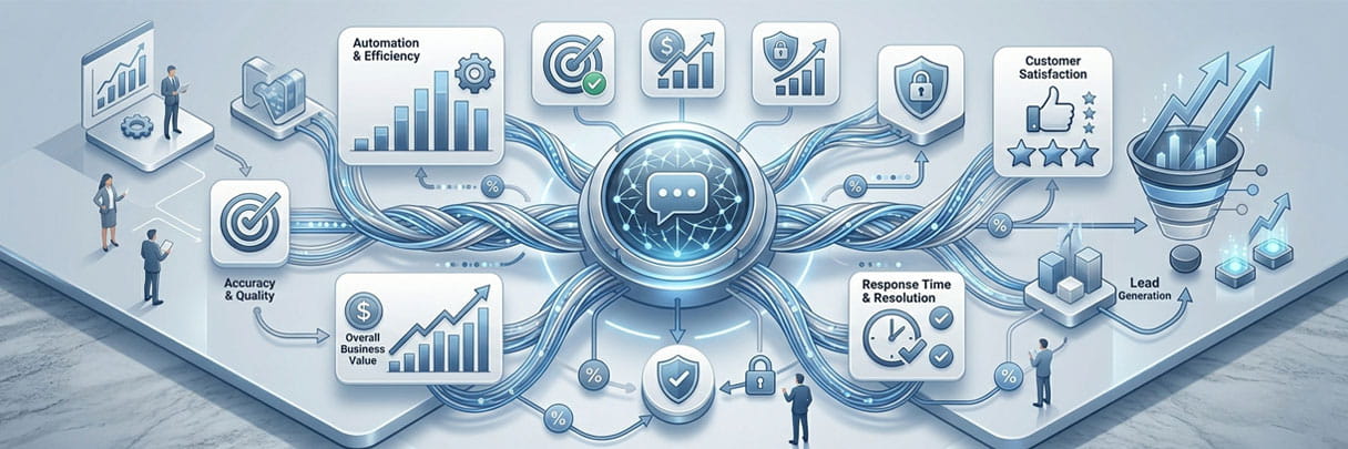 AI chatbot ROI analytics dashboard for business performance