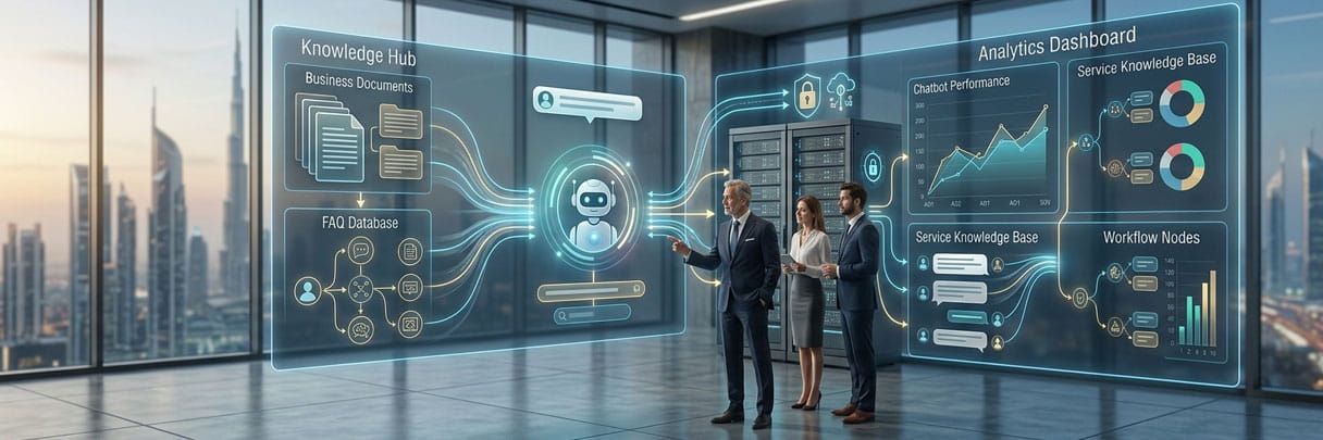 AI chatbot using structured business data