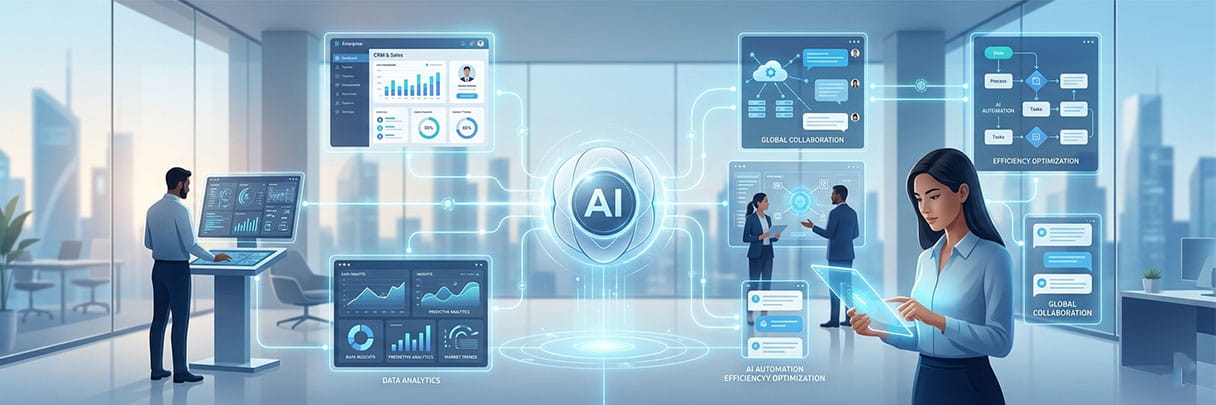 Enterprise AI Digital Assistant Automation in Modern Business Environment