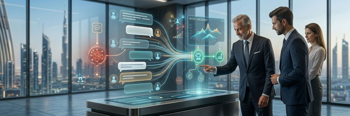 AI chatbot guiding unclear customer questions