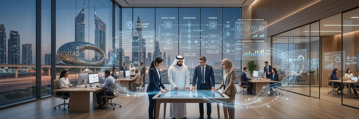 AI business process automation in a modern enterprise
