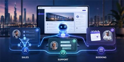 AI Assistant for Business Websites: Sales, Support, and Booking Use Cases